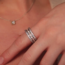 Load image into Gallery viewer, Carousel Ring - White Gold