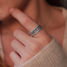 Load image into Gallery viewer, Carousel Ring - White Gold