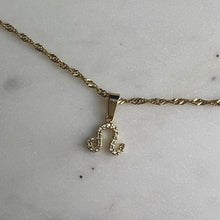 Load image into Gallery viewer, Zodiac Necklace - Waterfall chain
