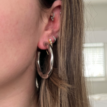 Load image into Gallery viewer, GLOWYBYCHLOE x VINX Leah Hoops (silver or gold)
