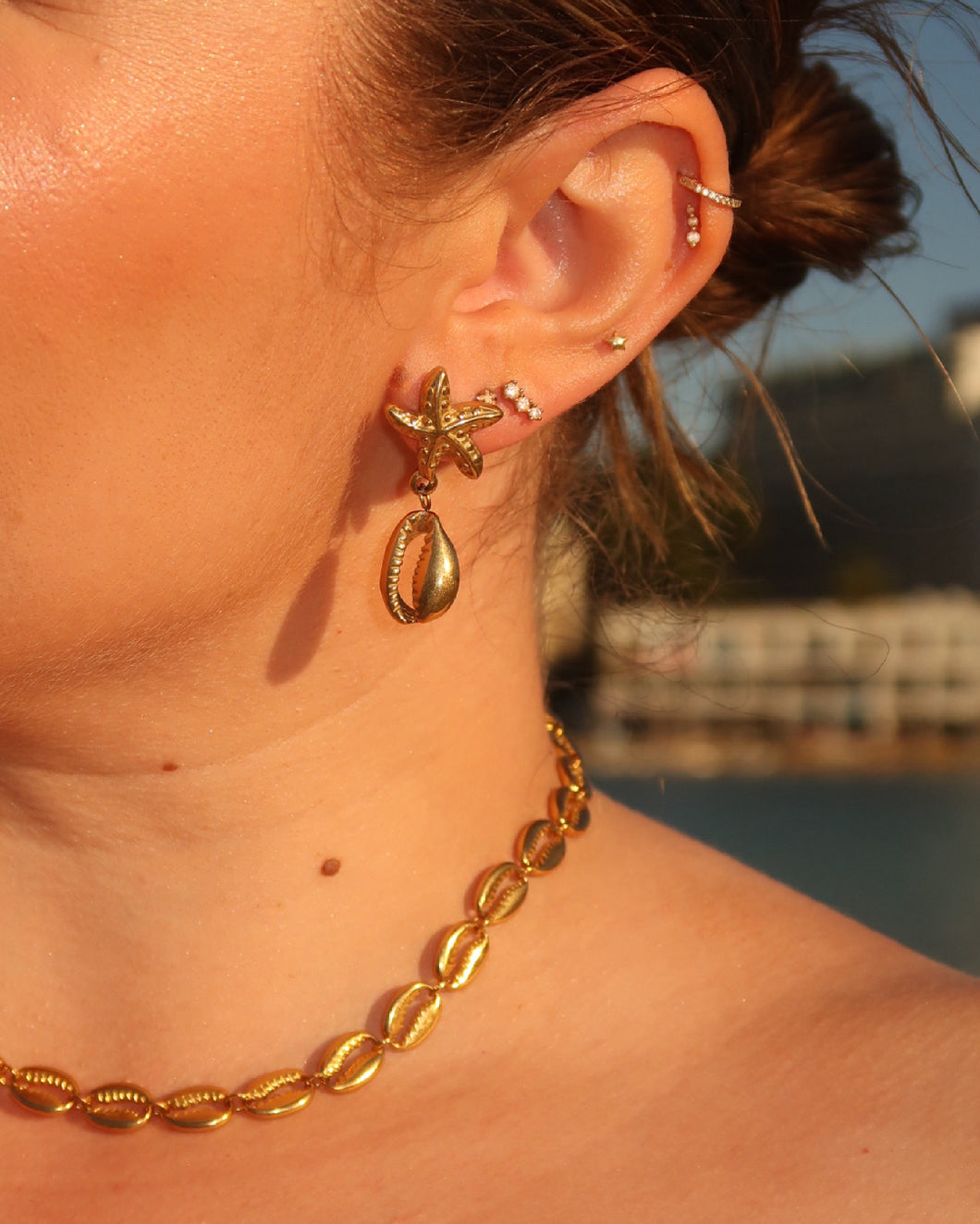 VINX x GLOWYBYCHLOE Star Fish earrings